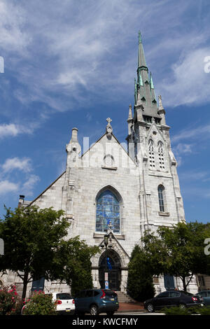 La grazia del Regno Chiesa Metodista su State Street, Harrisburg, Pennsylvania, USA. Foto Stock