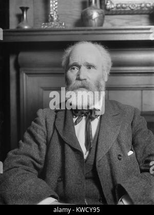Scottish Keir Hardie è servita come una sinistra membro del Parlamento dal 1892-1895, 1900-1915. Egli era figlio illegittimo di un servo girl, un minatore di carbone all'età 11, e lui stesso ha insegnato a leggere all'età 17. Egli si è espresso a favore dei diritti della donna, la scuola gratuita, pensioni, Indiana (BSLOC 2017 1 66) Foto Stock