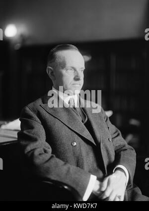 Presidente Calvin Coolidge, ca. 1923-1928. (BSLOC 2015 15 92) Foto Stock