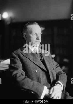 Presidente Calvin Coolidge, ca. 1923-1928. (BSLOC 2015 15 92) Foto Stock