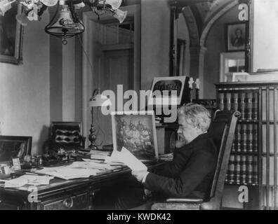 Willock John Noble, segretario degli interni durante il Benjamin Harrison administration, 1889-93. La Wounded Knee massacro di dicembre 29, 1890 si è verificato durante la sua permanenza in carica. Foto di Frances Benjamin Johnston (BSLOC 2017 18 32) Foto Stock