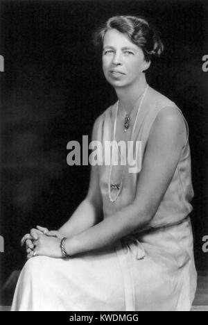 Anna Eleanor Roosevelt, uomo politico americano e della moglie del Presidente Franklin D. Roosevelt Foto Stock