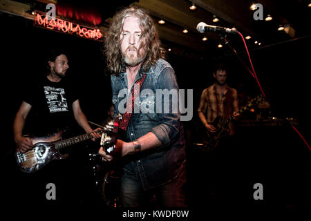 Barcellona, Spagna. Ottobre 27, 2017. Concerto di Leadfinger nella caffetteria Marula. Organizzato da una Wamba Buluba. Fotografo: © Aitor Rodero. Foto Stock