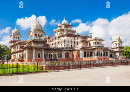 Albert Hall (Museo Centrale), Jaipur. Esso si trova nella Ram Niwas Garden a Jaipur Foto Stock