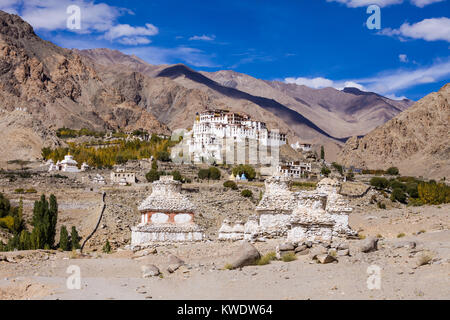 Likir Monastero è un monastero buddista in Ladakh, India Foto Stock