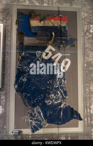 Parti del Regno aereo, volo 93 National Memorial Site Visitor Center vicino a Shanksville, Pennsylvania, Stati Uniti. Foto Stock