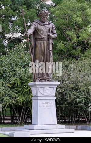 Re Samuil's Monument in Sofia Bulgaria Foto Stock