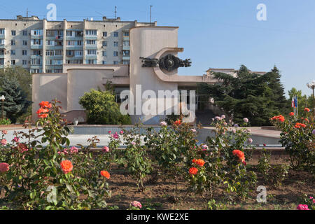 Evpatoria, Repubblica di Crimea, Russia - Luglio 21, 2017: Evpatoria Dipartimento cittadino dell ufficio del registro di sistema nella località di Evpatoria Foto Stock