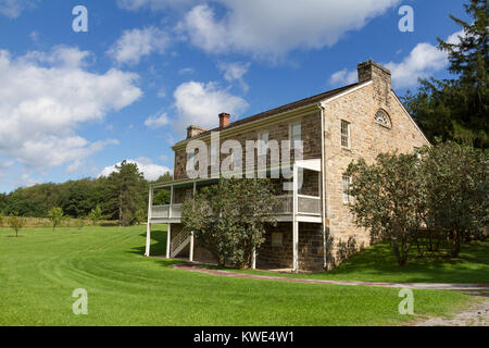 Casa Limone, Allegheny Portage Railroad National Historic Site, Blair county, Pennsylvania, Stati Uniti. Foto Stock