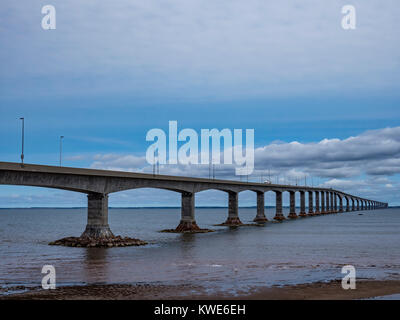 Ponte di confederazione, Cape Jourimain, New Brunswick, Canada. Foto Stock