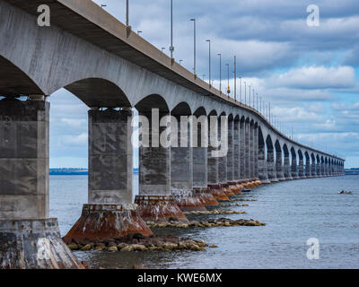 Ponte di confederazione, Cape Jourimain, New Brunswick, Canada. Foto Stock
