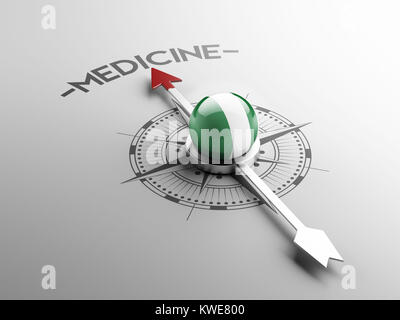 La Nigeria ad alta risoluzione il concetto di medicina Foto Stock