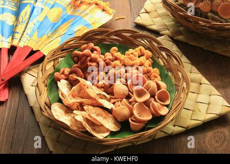 Tradizionale cibo di strada Snack Foto Stock