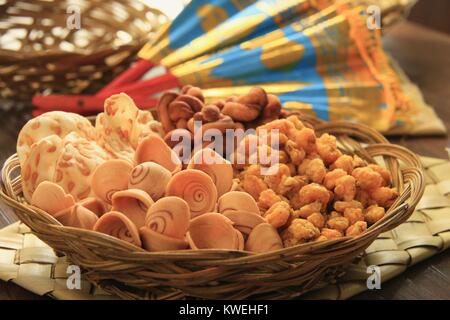 Tradizionale cibo di strada Snack Foto Stock