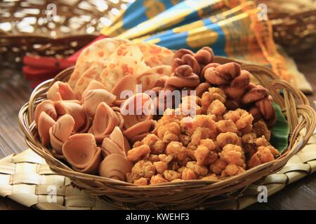 Tradizionale cibo di strada Snack Foto Stock