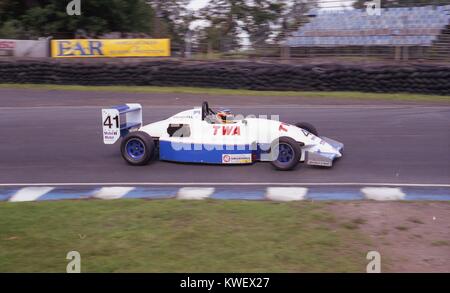 Zak Brown, Formula Vauxhall Lotus test. Oulton Park, Venerdì ago Foto Stock