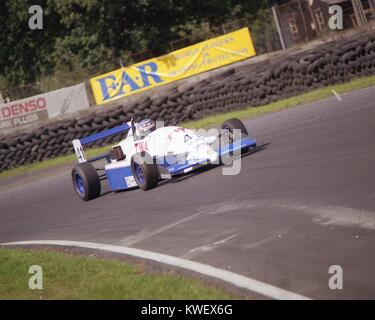 Zak Brown, Formula Vauxhall Lotus test. Oulton Park, Venerdì ago Foto Stock