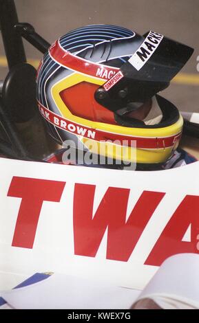 Zak Brown, Formula Vauxhall Lotus test. Oulton Park, Venerdì ago Foto Stock