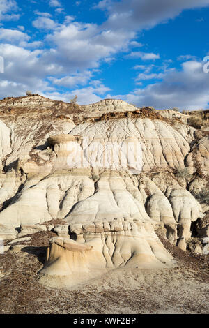 Alberta Badlands eroso pendio collina, Drumheller, Canada Foto Stock