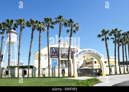 ANAHEIM, CALIFORNIA - 24 febbraio 2017: La città di Grove nazionale di Anaheim. Una piscina, live music venue in Anaheim, California, a due miglia da Disney Foto Stock