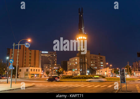 Attraversamento rotante, Asahikawa Città, Hokkaido, Giappone Foto Stock