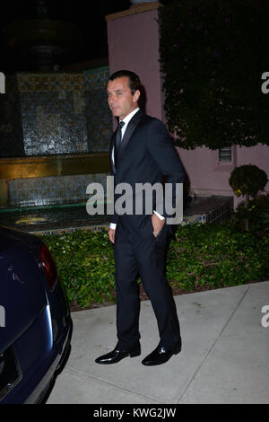 BOCA Raton, FL - 16 novembre: Gavin Rossdale arriva a 24rd annuale di Chris Evert/Raymond James Pro-Celebrity classico del tennis Gala al Boca Raton Resort nel novembre 16, 2013 in Boca Raton, Florida. Persone: Gavin Rossdale Foto Stock