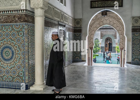 Francia, Parigi, Grande moschea di Parigi Foto Stock