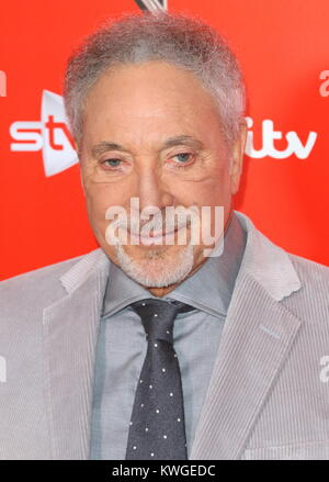 Londra, Regno Unito. 03 gen 2018. Sir Tom Jones presso la voce premere avviare al prosciutto Yard Hotel, Londra mercoledì 3 gennaio 2018 Credit: KEITH MAYHEW/Alamy Live News Foto Stock