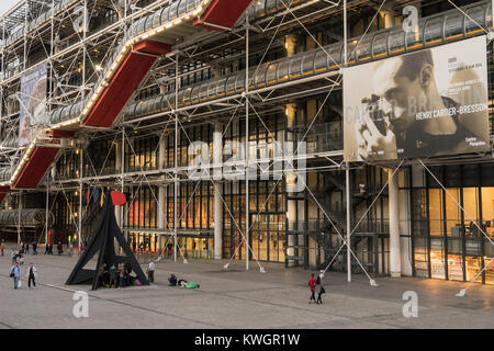 Centro Georges Pompidou, Parigi, Francia Foto Stock