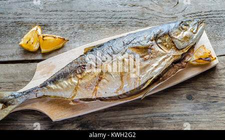Giapponese grigliate di pesce amberjack Foto Stock