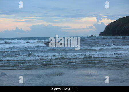 Caerfai Bay, Pembrokeshire, Galles, Inghilterra Foto Stock