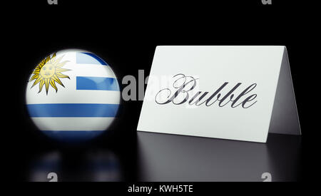 Uruguay ad alta risoluzione il concetto di bolla Foto Stock
