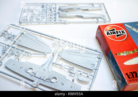 Airfix scala 1/72 modello Spitfire Foto Stock