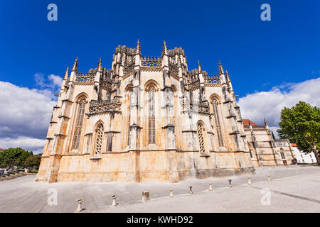 Il Monastero di Batalha è un convento domenicano nella parrocchia civile di Batalha, Portogallo. Originariamente conosciuto come il Monastero di Santa Maria dell'Victo Foto Stock