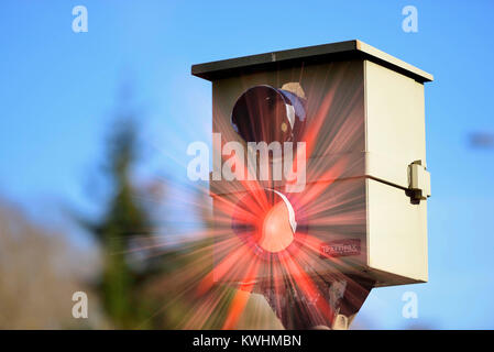 Controllo radar, Radarkontrolle Foto Stock