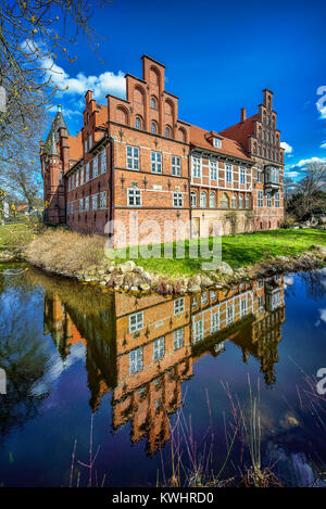 Il castello di Bergedorfer ad Amburgo, Germania, Europa, Das Bergedorfer Schloss in Amburgo, Deutschland, Europa Foto Stock