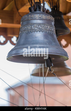 Belfry in monastero. Shamordino. Il Kazan Amvrosievskaya deserto. La Russia. Foto Stock