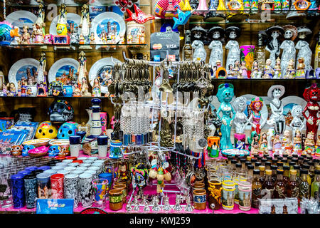 Taxco de Alarcón. Negozio di souvenir. Messico Foto Stock