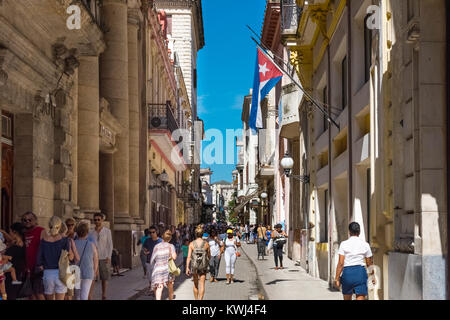 L'Avana, Cuba - Giugno 27, 2017: Architettura vista nella città dell'Avana Cuba - Serie Cuba Reportage Foto Stock