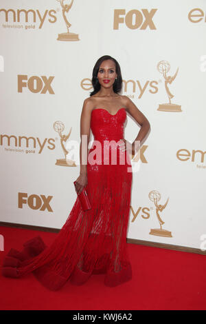 LOS ANGELES, CA - 18 settembre: Kerry Washington assiste la 63rd Primetime Emmy Awards il 18 settembre 2011 a Los Angeles, Stati Uniti. Persone: Kerry Washington Foto Stock