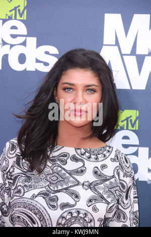 UNIVERSAL City, CA - Giugno 05: Jessica Szohr al 2011 MTV Movie Awards presso gli Universal Studios' Anfiteatro Gibson su Giugno 5, 2011 in città universale, California. Persone: Jessica Szohr Foto Stock