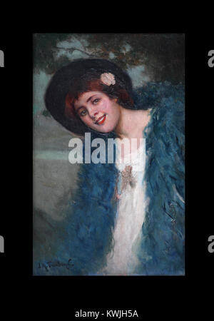 Josep Mª Tamburini Dalmau - Donna parigino - Google Art Project Foto Stock