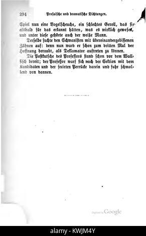 Justinus Kerner - Ausgewählte poetische Werke (Banda 2) - 294 Foto Stock