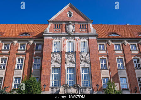 Il Maresciallo regionale dell'Ufficio e la corte amministrativa nella città di Olsztyn in Warmian-Masurian voivodato di Polonia Foto Stock