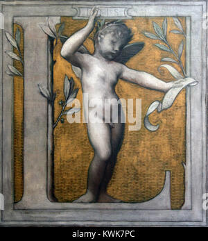 Art et Louis da Pierre-Victor Galland (1822 - 1892) un francese di pittore decoratore Foto Stock