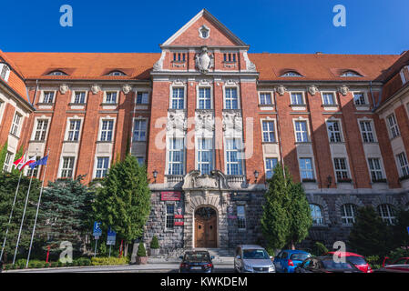 Il Maresciallo regionale dell'Ufficio e la corte amministrativa nella città di Olsztyn in Warmian-Masurian voivodato di Polonia Foto Stock