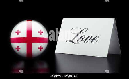 La Georgia ad alta risoluzione il concetto di amore Foto Stock