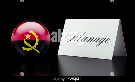 Angola alta risoluzione gestire Concept Foto Stock