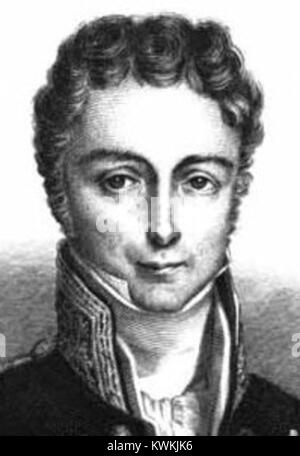 Jean Baptiste Gay, vicomte de Martignac - recadré Foto Stock