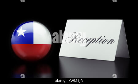 Il Cile ad alta risoluzione il concetto di ricezione Foto Stock
